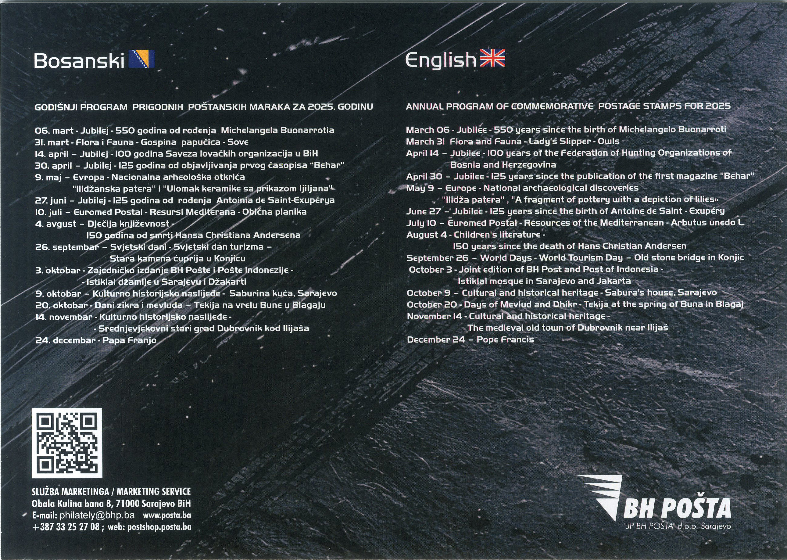 godisnji-set-postanskih-maraka-2025